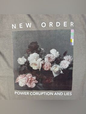 New Order T-Shirt Size S/M Fits Medium Best English Post Punk Synth Pop Band Tee